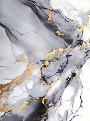 Charcoal Gold Mist panel finish: marble look, charcoal with gold