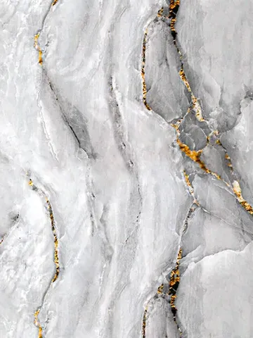 Golden Mirage panel finish: marble look, gray with gold veins