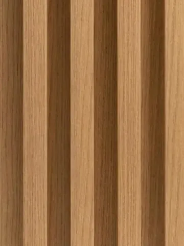 Maple Slate Fluted boards, close-up of the face: honey maple ribs