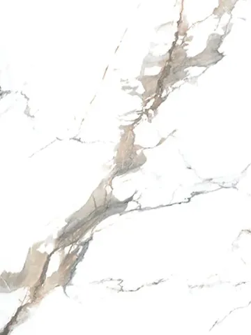 Moonlit Vein panel finish: marble look, white with taupe veins