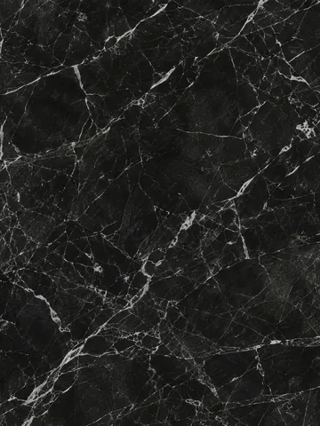Noir Vein panel finish: marble look, black with fine white veins