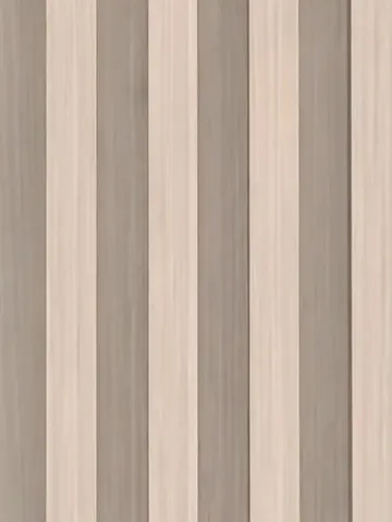 Nordic Birch Fluted boards, close-up of the face: pale birch and greige ribs