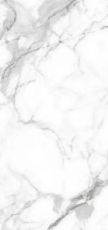 Continuous Pattern panel finish: continuous marble look, white with light gray clouded veins