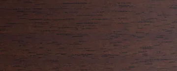 Wood panel finish: wood look, deep burgundy-brown with fine grain