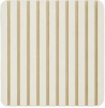 Bamboo Curves Panel panel finish: bamboo curve, cream with vertical flutes