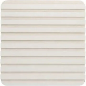 Bamboo Curves Panel panel finish: bamboo curve, white with horizontal flutes