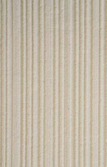 Fine Stone Line panel finish: fine stone look, cream beige with fine vertical lines