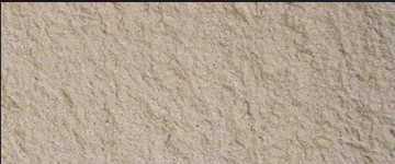 Rock panel finish: rock look, warm beige with rough rock texture