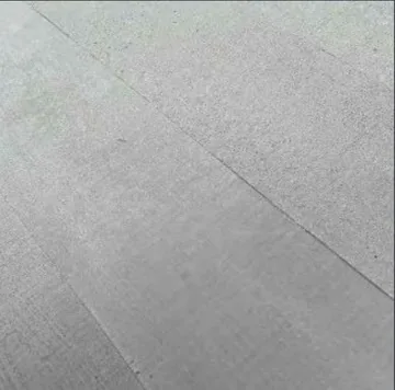 Wood Cement Board panel finish: wood cement look, light gray with plank seams