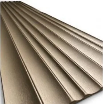 Padded Panel panel finish: upholstered, bronze taupe, pleated channels