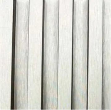Slat Panel panel finish: fluted, series 700, light gray flat slats