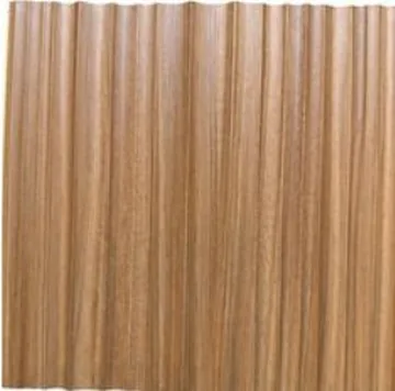 Slat Panel panel finish: fluted, series 800, warm oak ribs