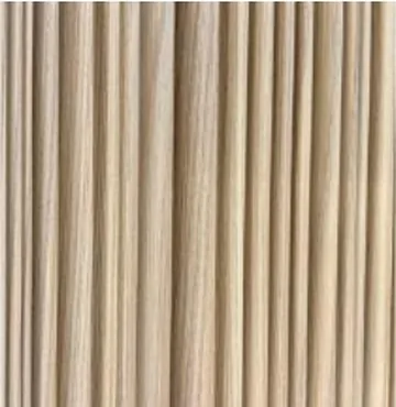 Slat Panel panel finish: fluted, series 800, warm sand ribs