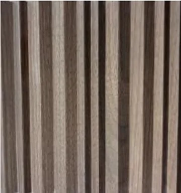 Slat Panel panel finish: fluted, series 900, dark espresso wide ribs
