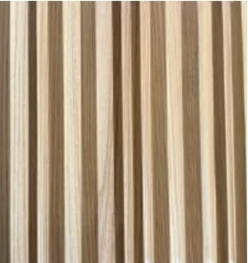 Slat Panel panel finish: fluted, series 900, striped beige wide ribs